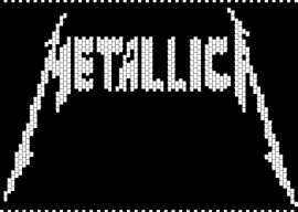 metallica panel - black,metallica,metal,band