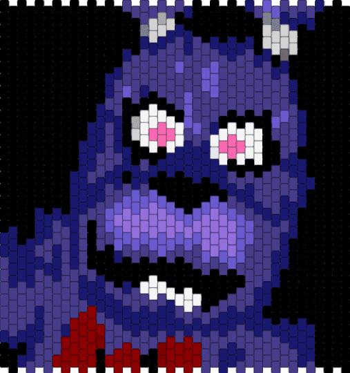 bonnie - bonnie,fnaf,panel,portrait,five nights at freddys,rabbit,video game,gaming,animal,black,purple