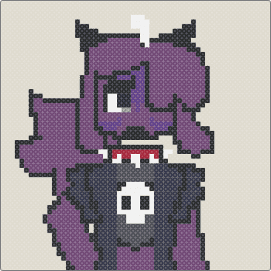 🕯- Waxwell - 💀 - beige, dandys world, emo, pink, video game