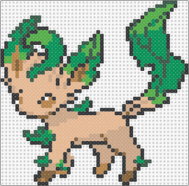 Shiny Leafeon - leafeon,pokemon,eevee,evolution,character,gaming,tan,green