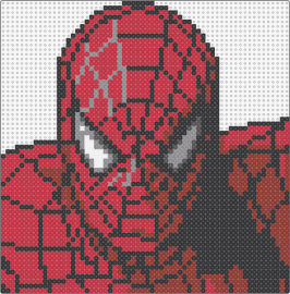 Spider-Man - spiderman,portrait,superhero,marvel,comic,character,red,black,gray