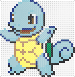 Shiny Squirtle - squirtle,pokemon,starter,character,gaming,cute,light blue,yellow