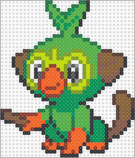 Grookey - green,tan