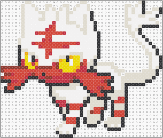 Shiny Litten - red,beige