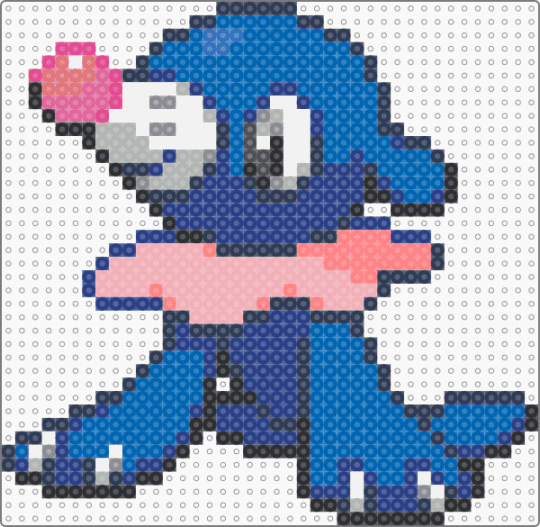 Shiny Popplio - purple,blue