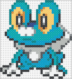 Froakie - froakie,pokemon,character,gaming,frog,teal,gray