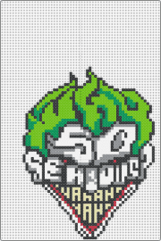 Joker (Why So Serious) - joker,batman,dc comics,iconic,gripping,detailed,character,villain,green,white