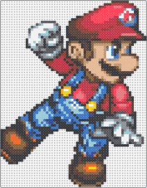 Smash Bros Mario - mario,super smash bros,nintendo,adventurous character,classic video games,rich r