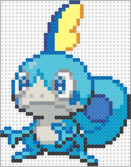 Sobble - blue,light blue,beige