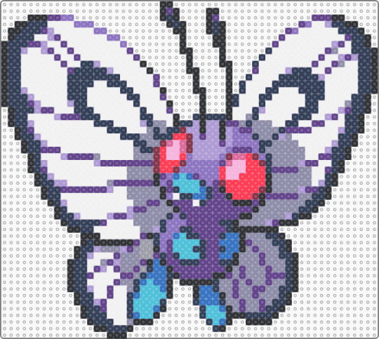 Butterfree - butterfree,pokemon,purple,gray