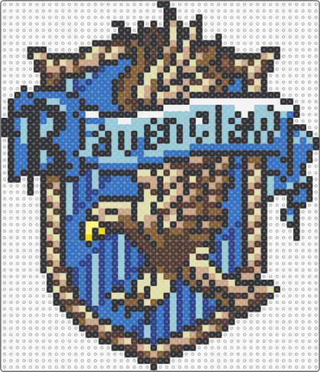 Ravenclaw - ravenclaw,harry potter,brown,blue,light blue