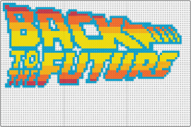 Back to the Future - back to the future,movie,sci fi,excitement,classic,iconic logo,retro shades,red,yellow,blue