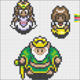 King and Maidens - king,legend of zelda,maidens,fantasy,royal,video game characters