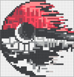 Pokeball Death Star - death star,pokeball,star wars,pokemon,mashup,movie,gaming,red,black,white