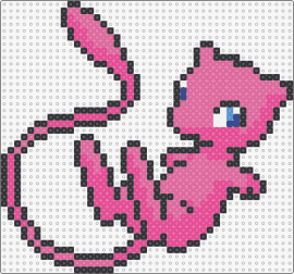 Mew - mew,pokemon,playful,mystical,beloved character,pink,purple