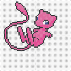 Mew - mew,pokemon,playful,mystical,beloved character,unique,pink,purple