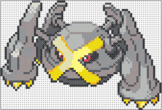 Shiny Metagross - gray,beige
