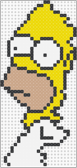 Homer hiding in bush - homer simpson,bush,meme,homer,cartoon,the simpsons,tv show,yellow,beige