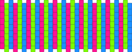Polysexual cuff - light blue,pink,green
