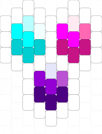 hard candy - white,pink,light blue