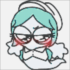 Connie!!! (Dandy's world) - white,gray,light blue,connie,ghost,dandys world,video game