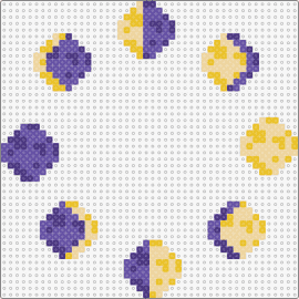 Moon Phases - moon,night,celestial,phases,astronomy,sky,space,décor,purple,yellow