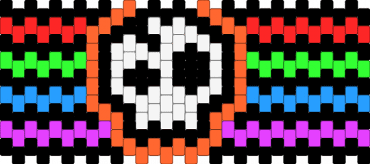 TLT Cuff (remixed design) V4 - black,orange,pink