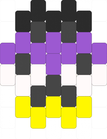 Non-Binary Paw - brown, purple