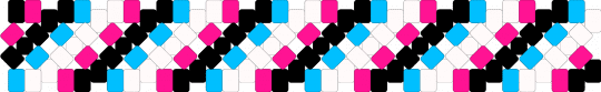 CHROMATIC ABERRATION X BASE - chromatic, glitch, light blue, pink, xbase