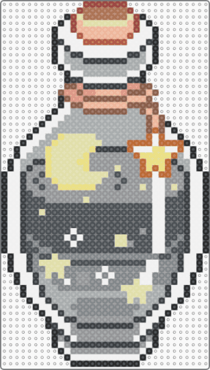 Star Jar - Remix - gray,purple,moon,star,celestial,bottle,potion
