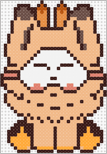 Mante Chibi 1 - brown,beige,furry,fursona,chibi,cute