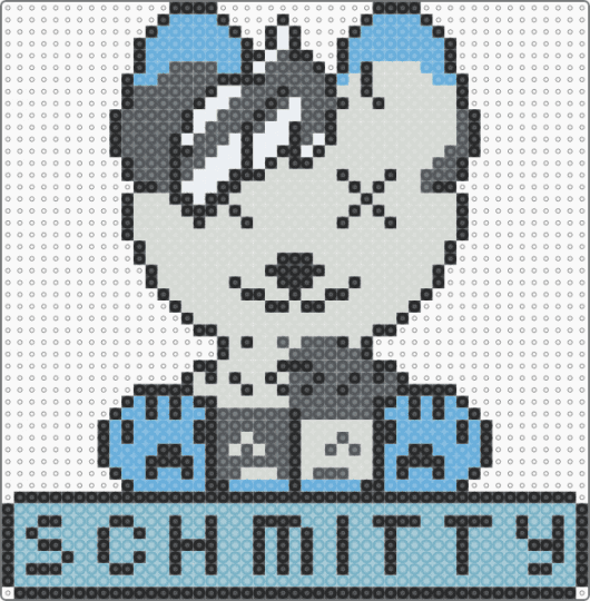 Schmitty Chibi - gray, light blue