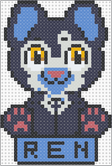 Ren Chibi - blue, purple