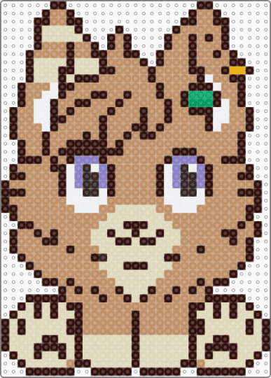 Mante chibi 2 - brown,tan,beige