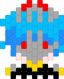 Shiggy - light blue,beige