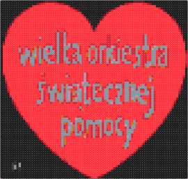 Wośp 2 - heart,text,red,charity,support,affection,message,vibrant,inspiration