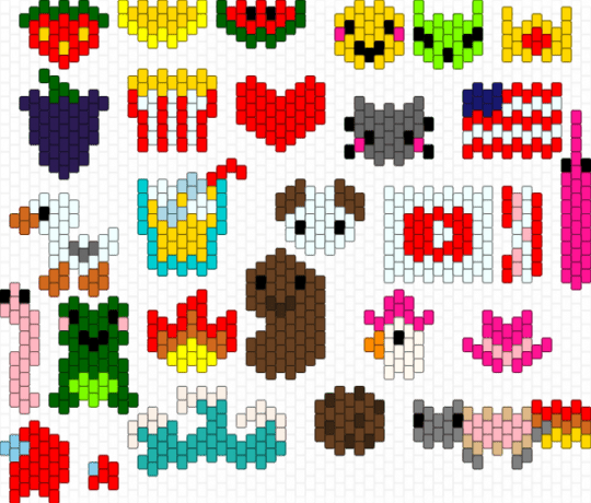 CHARMSCHARMSCHARMS - red,yellow,brown,colorful