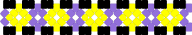 pattern test that is coincidentally murder drones colored :3 - yellow,purple