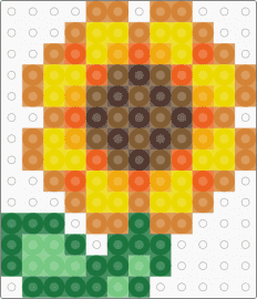 Sunflower - orange,green,yellow