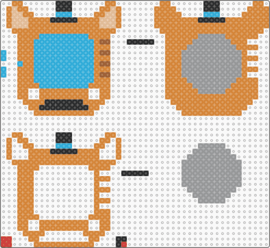 Fazwatch (With instruction video in desc) - orange,gray,fnaf,freddy,fazwatch,glamrock,security breach,layered,with instructions
