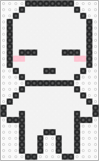 perler doll base - white