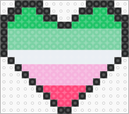 Abro heart - pink,teal,lgbt,lgbtq,heart,abro,abrosexual