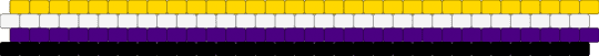 Non-Binary Pride Cuff - yellow,purple