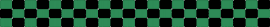 Green and black ladder stitch cuff - black,green