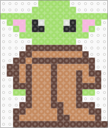 Grogu Inspired Full Body - Azuen Time - green,brown,tan