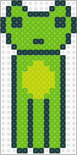 Frog BookMark (color corrected) - Azuen Time - black,green,cotdfrogs
