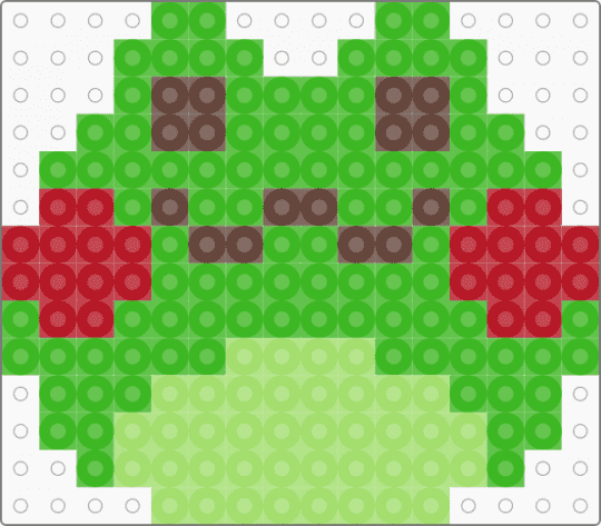 Frog (altered pattern) - Azuen Time - green