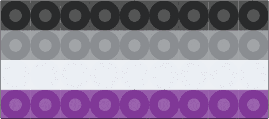 Asexual Flag - Azuen Time - pink,gray