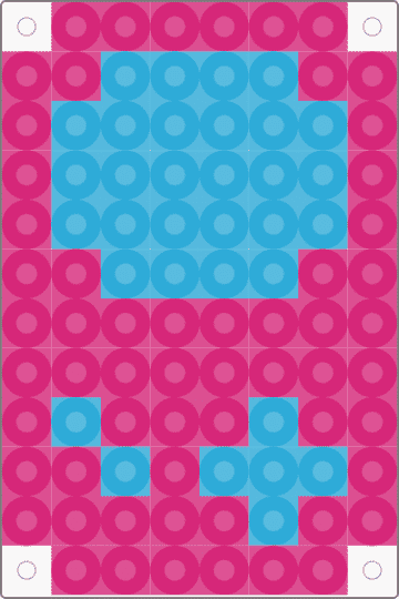 Medium Gameboy - Azuen Time - pink,light blue