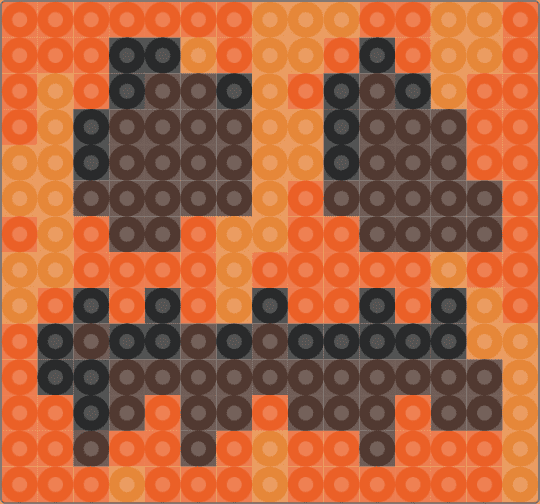 Minecraft Inspired Pumpkin - Azuen Time - orange,brown